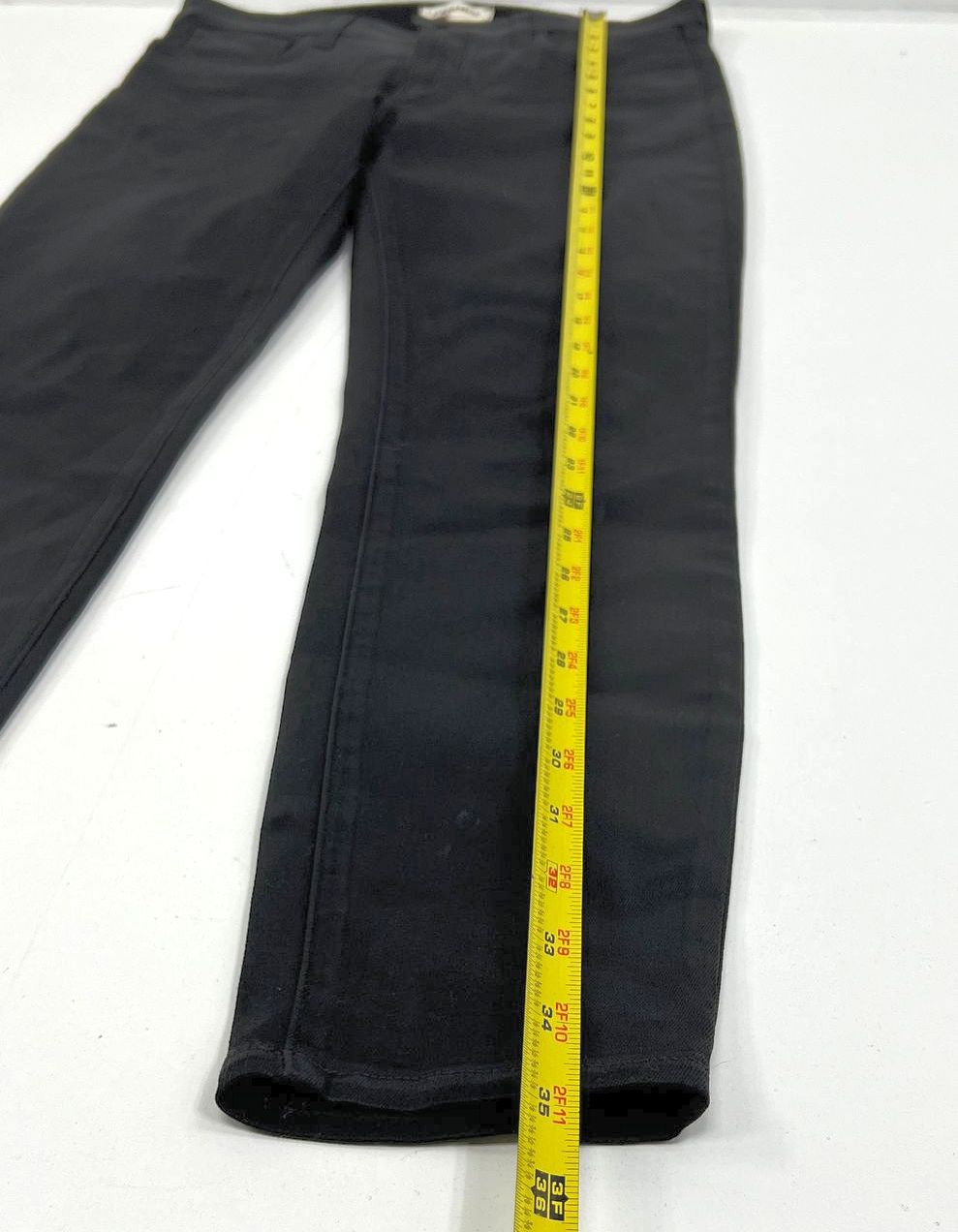 Women's L'Agence Black Faux Leather Modal/Cotton Blend Pants - Size 26