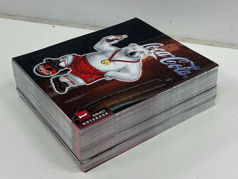 Vintage Coca-Cola Polar Bear Notebook Cover Lot 4 Styles New Old Stock NOS