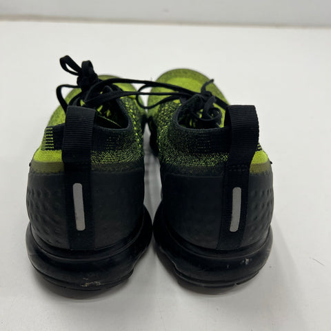 Nike Air VaporMax Flyknit 2 Volt Black Running Sneakers Size 12