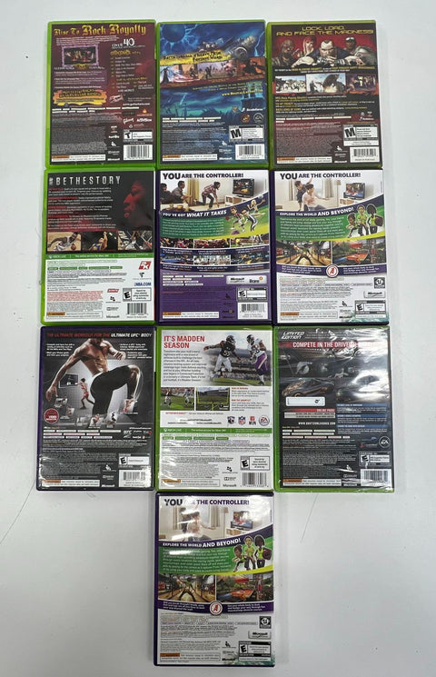 Borderlands Brutal Legend Need for Speed Shift 10 Game Lot Microsoft Xbox 360
