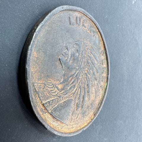 1933 Century of Progress Chicago Exposition Lucky Penny Fort Dearborn 57mm