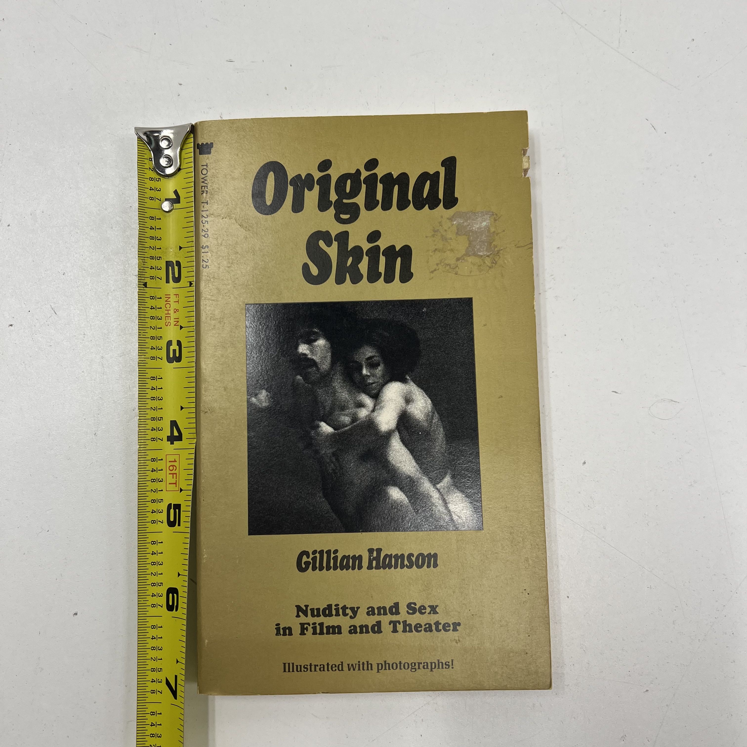 1970 Original Skin Gillian Hanson Paperback Nudity Sex Film Theater Vintage