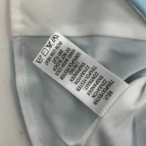 Flat White NWT White Blue Colorblock Sleeveless Cropped Top Blouse Women's XS