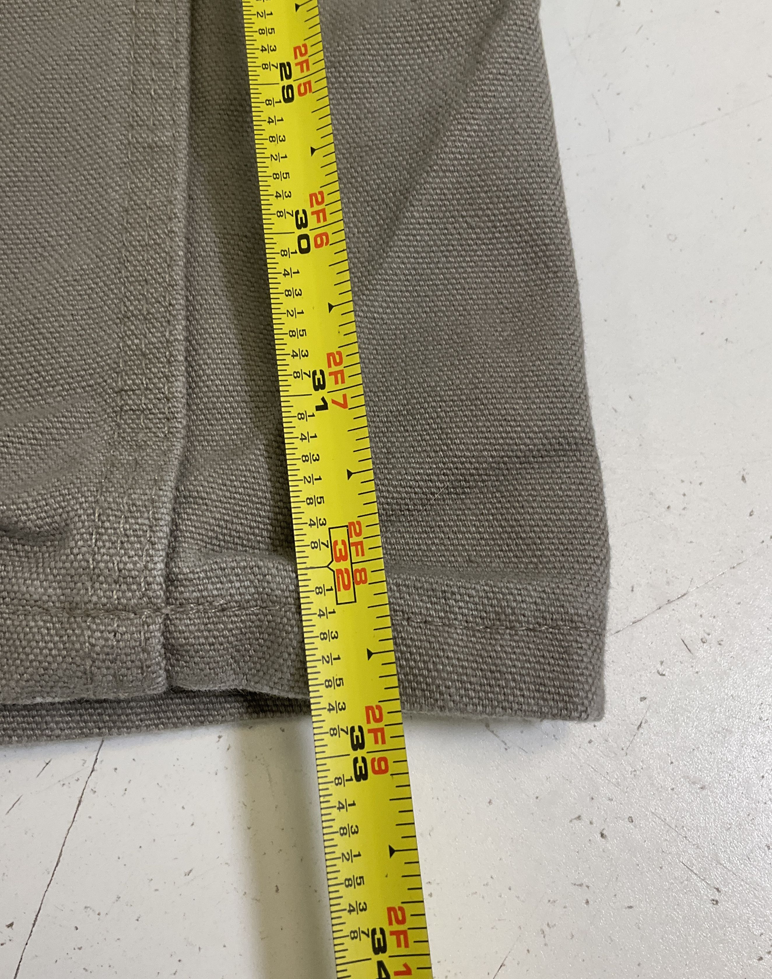 Carhartt B11 Original Dungaree Fit Work Pants Mens Size 32x34 Tan Cotton Canvas