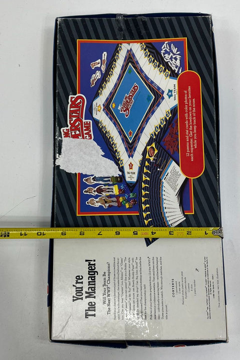 Vintage 1985 WWF Wrestling Superstars Board Game Milton Bradley Hulk Hogan