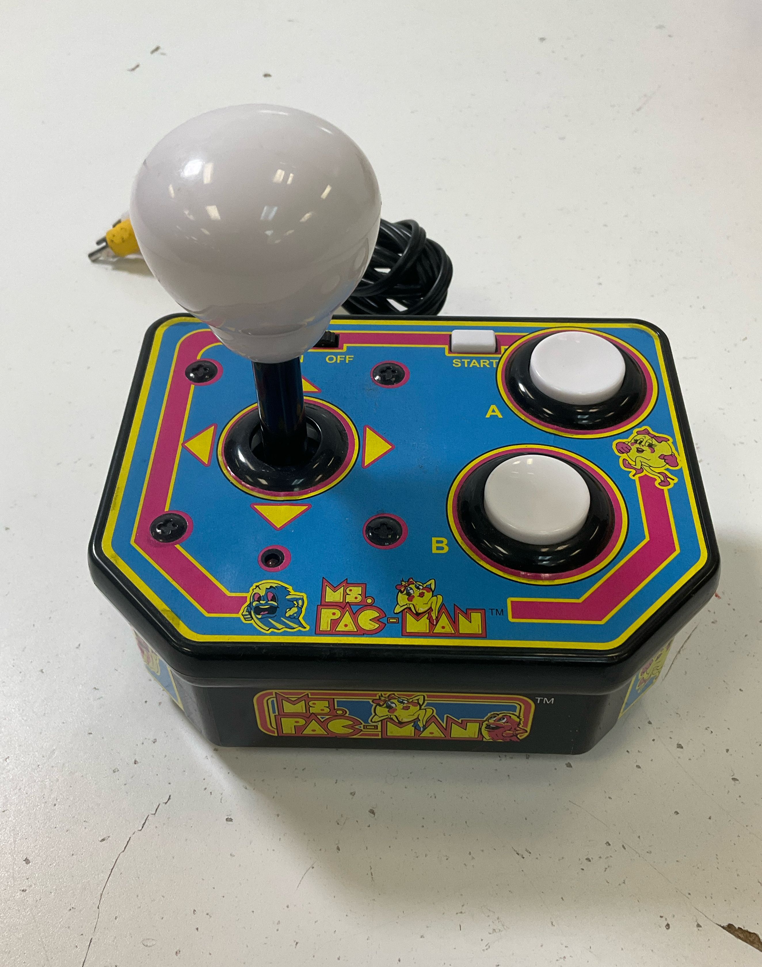 Namco Bandai Set of Two Pac-Man Plug In Game Systems Ms Pac-Man Blast Open Box