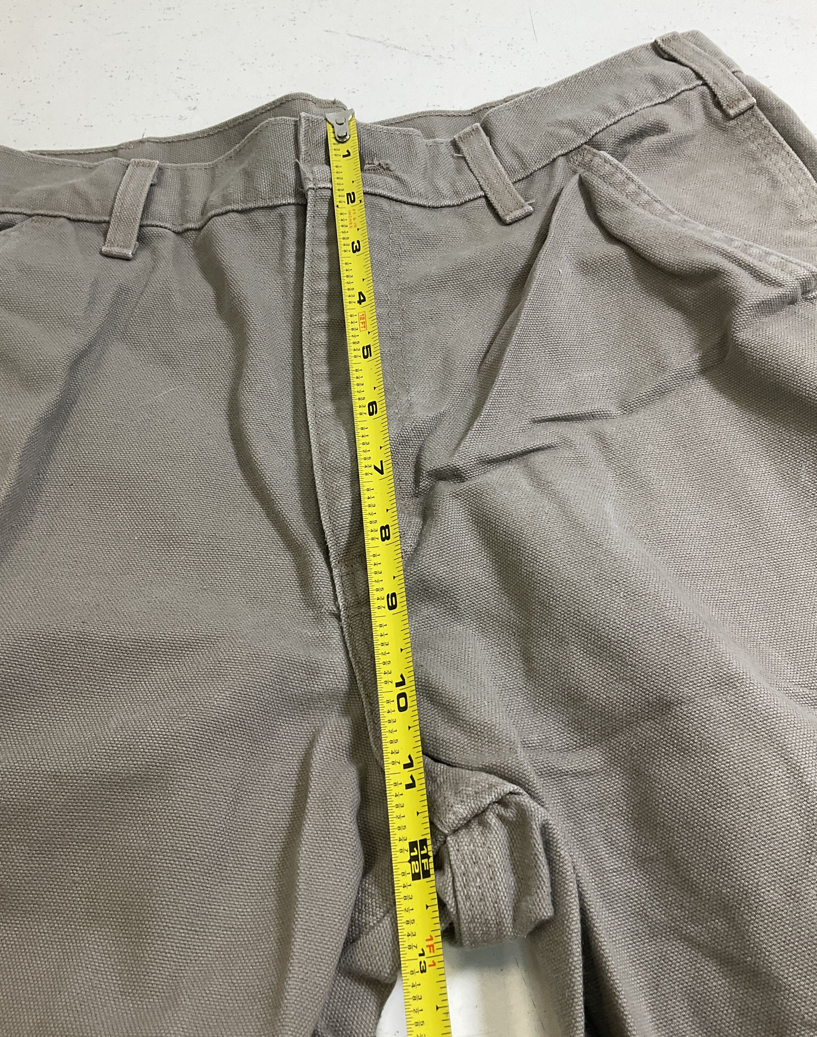 Carhartt B11 Original Dungaree Fit Work Pants Mens Size 32x34 Tan Cotton Canvas