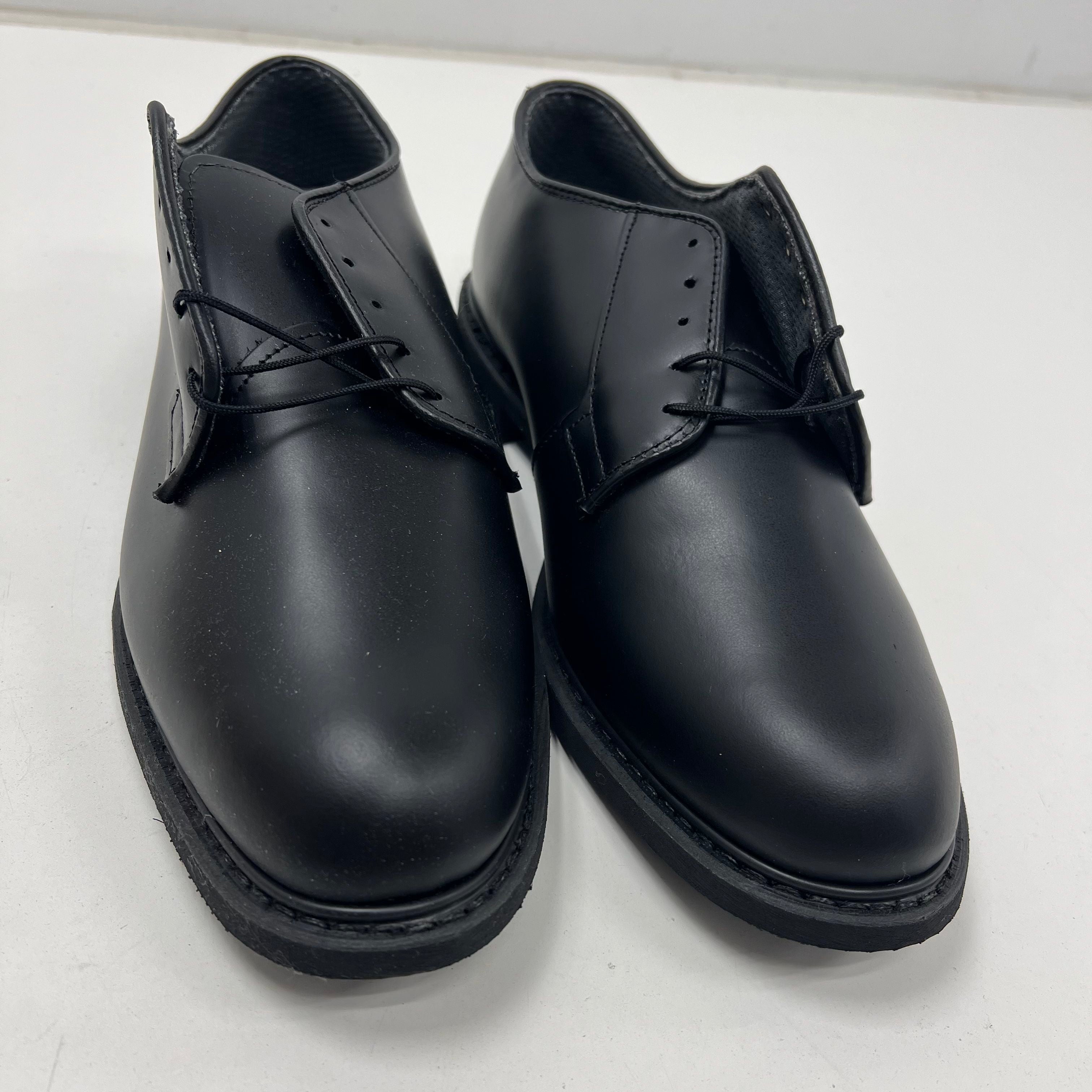 Capps Commander 90258 Airlite Uniform Oxford Shoes Mens 12 D Black NIB Made USA