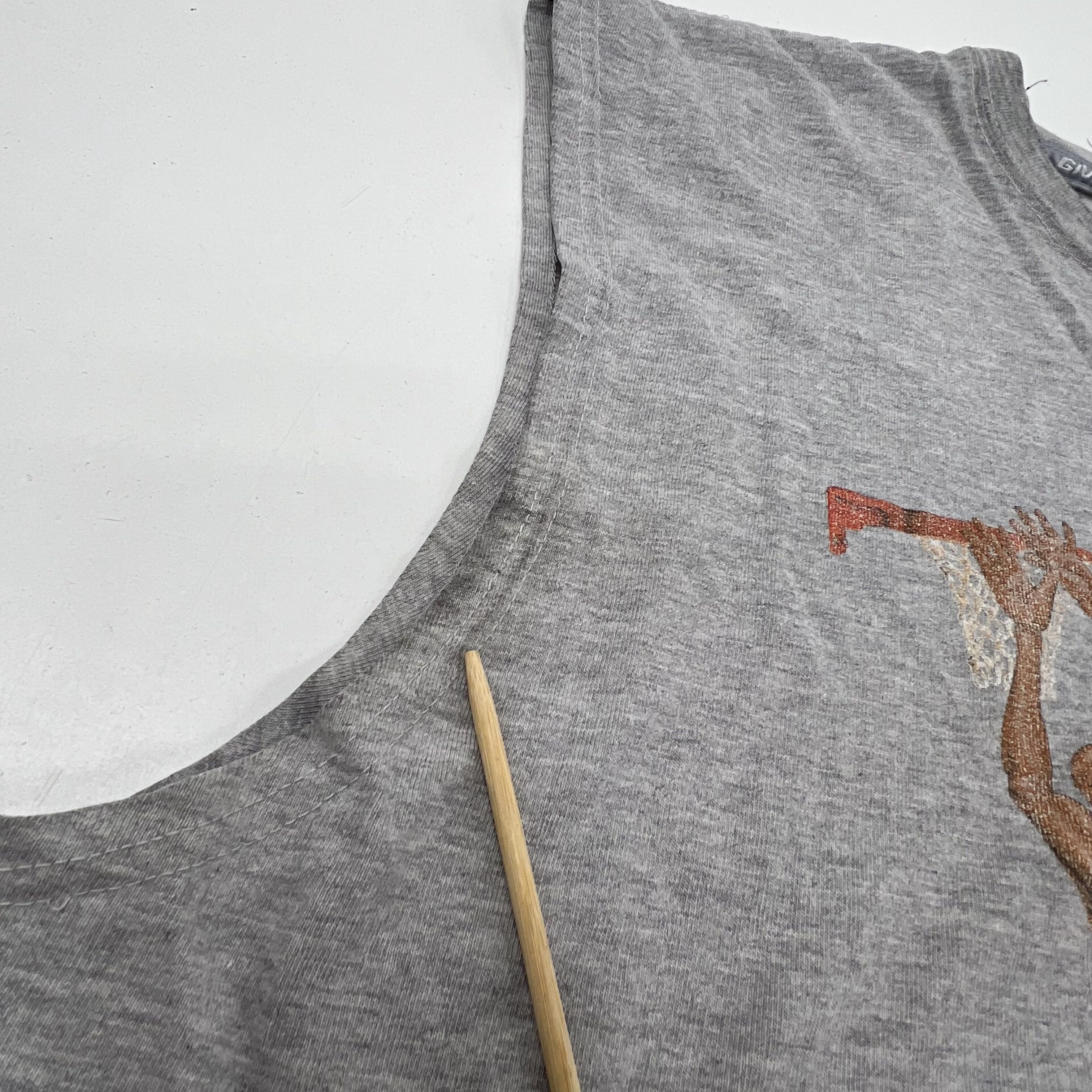 Give Me Face Gray Vintage Y2K Street Ball Graphic Tank Top Men's XL