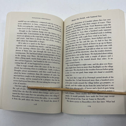 Peter Mayle Signed Book Lot Toujours Provence & Acquired Tastes Autographed 1996