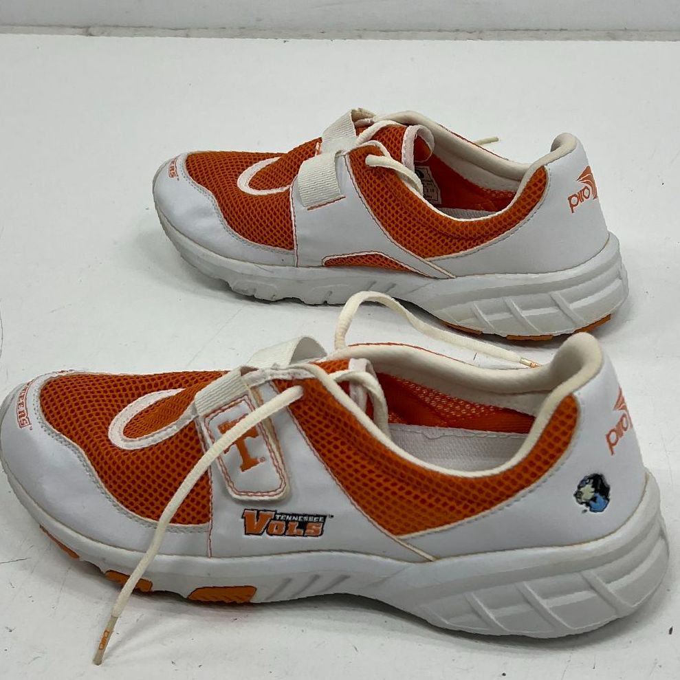 Piro Tennessee Volunteers White Orange Sneakers w/ Bag Men's Size 10.5