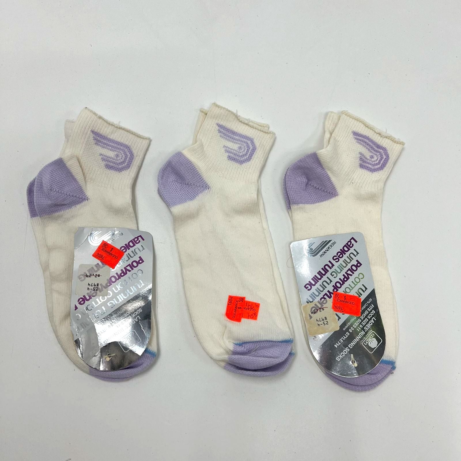 NWT Ridgeview Polypropylene Ladies' Running Socks 3 Pairs Vintage Deadstock