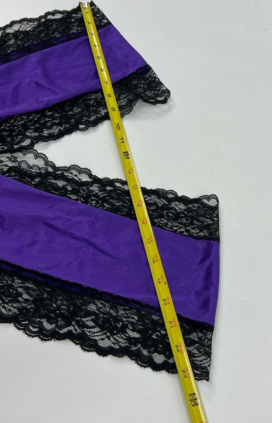 Vintage Women's Lady Cameo Purple & Black Lace Teddy Lingerie Bodysuit One Size