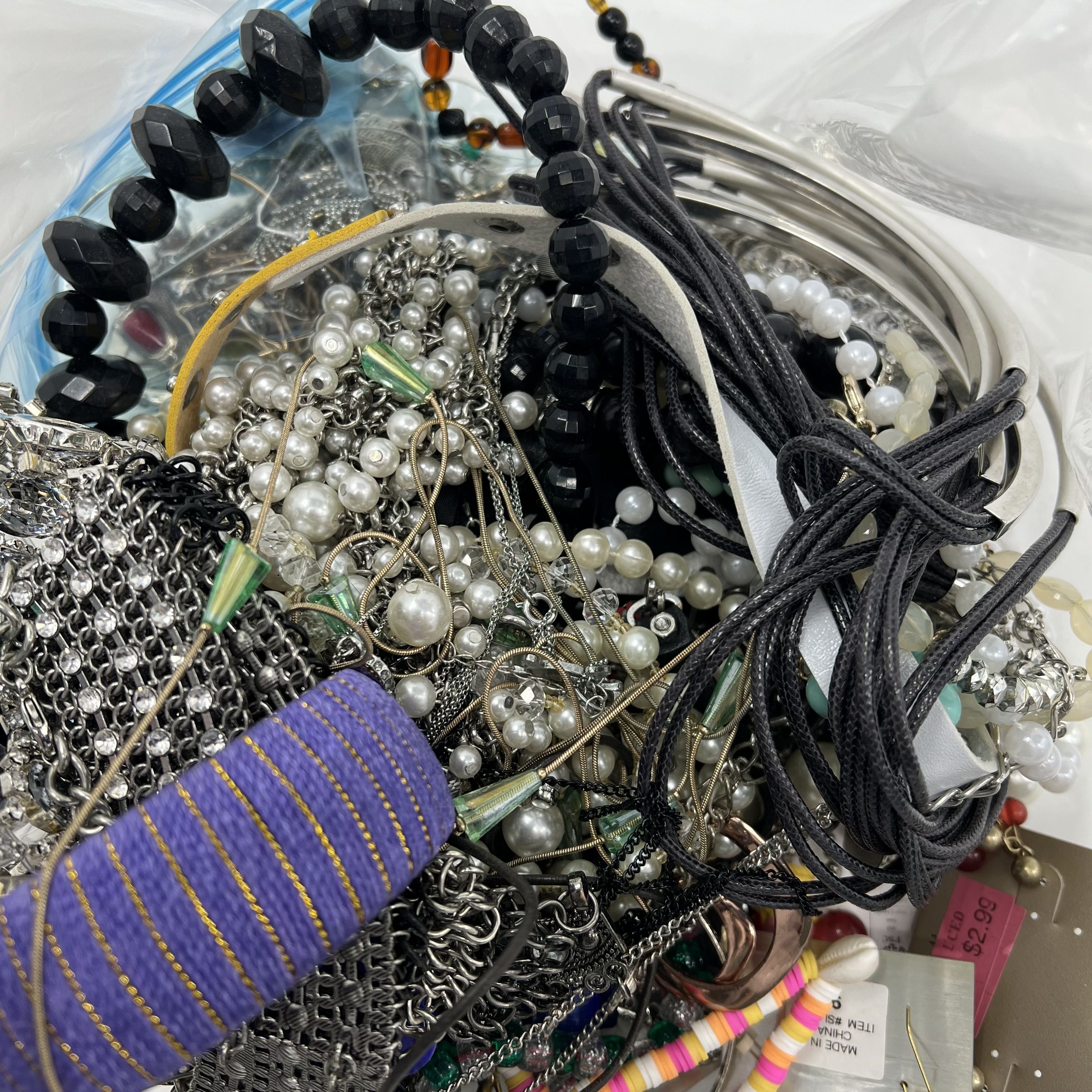 5LB Wearable Costume Jewelry Grab Bag Mixed Items