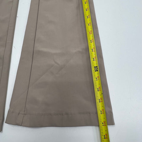 Elaine Kim Taupe Stretch Flare Leg High Rise Pants Women's Size 0