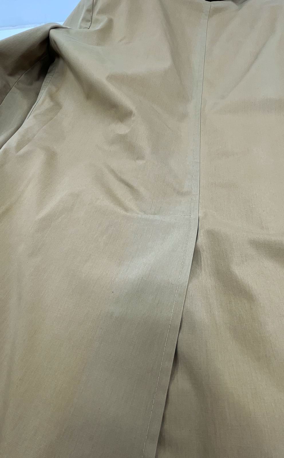 Vintage 70s Botany Weathertopper Tan Sherpa Lined Trench Coat Men's Size 40