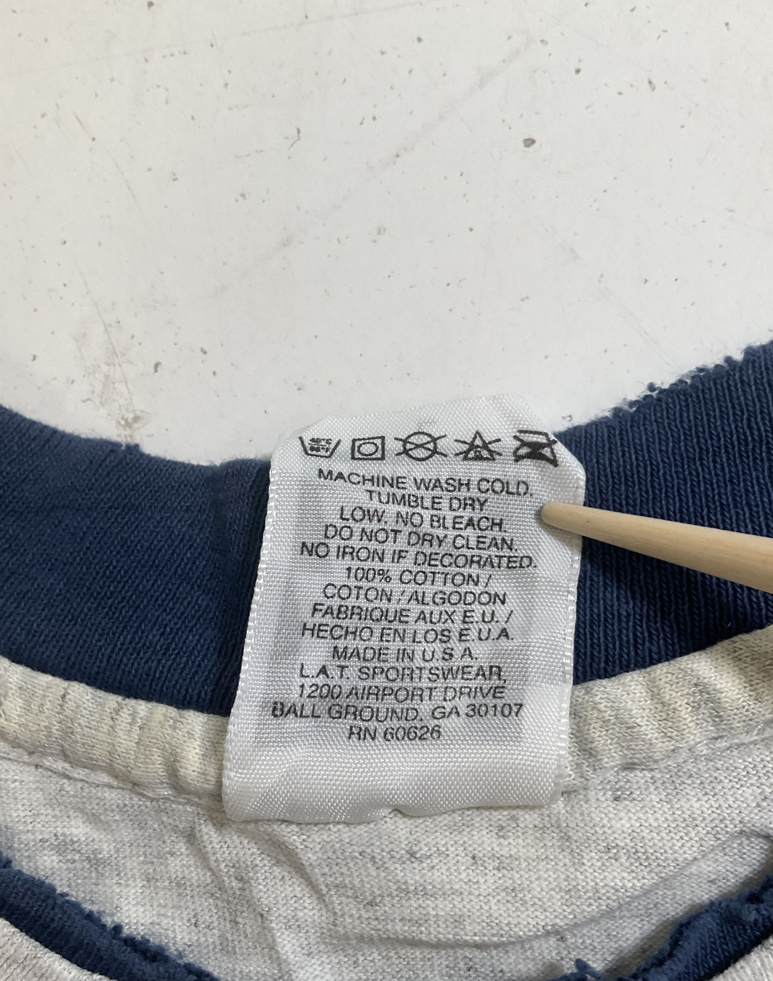 Vintage 90s LAT Columbus Nebraska American Flag T Shirt Single Stitch USA Made L