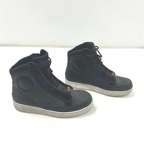 Harley-Davidson Steinman Black Waterproof Riding Sneaker High Top Men's Size 7.5