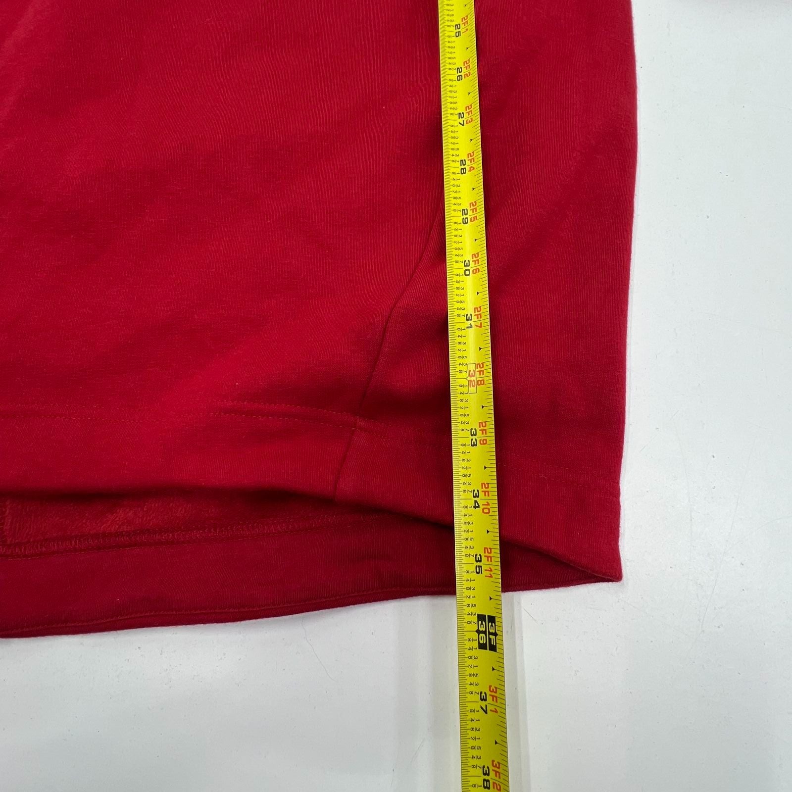 Athleta Red Cozy Karma Mock Neck Fleece Lined Dress Women's L NWT