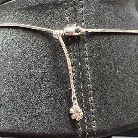 Sterling Silver Pink Heart Gemstones Pendant Necklace 9.3g