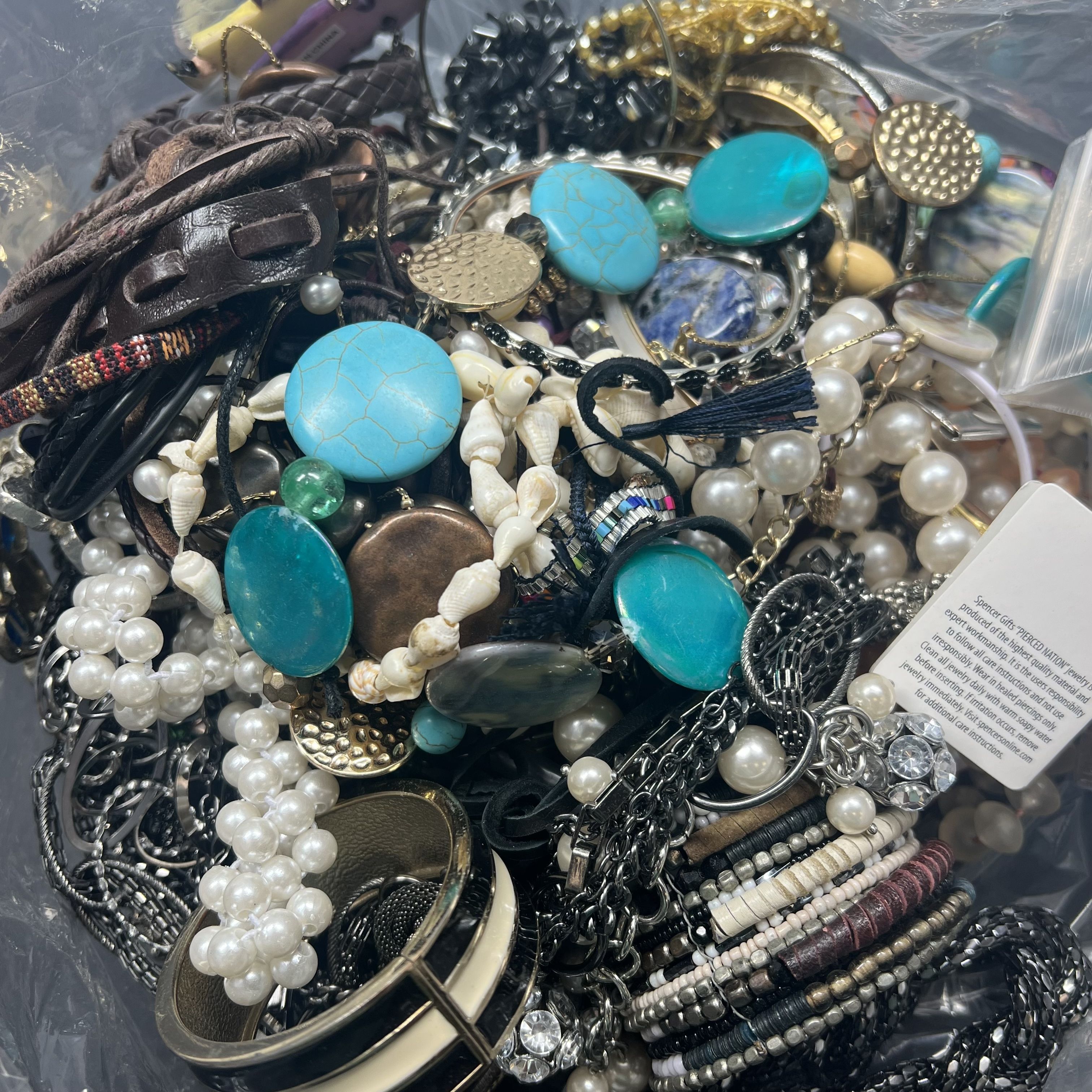 5LBS Wearable Costume Mixed Jewelry Grabbag