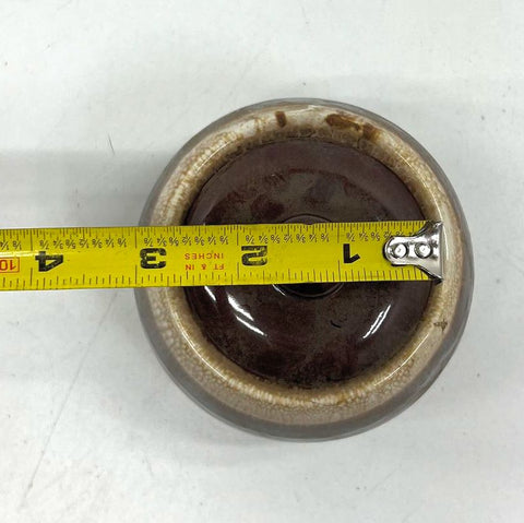 Vintage McCoy Brown Drip Glaze 5pc Mug & Sugar Bowl Set USA #7025 #7020