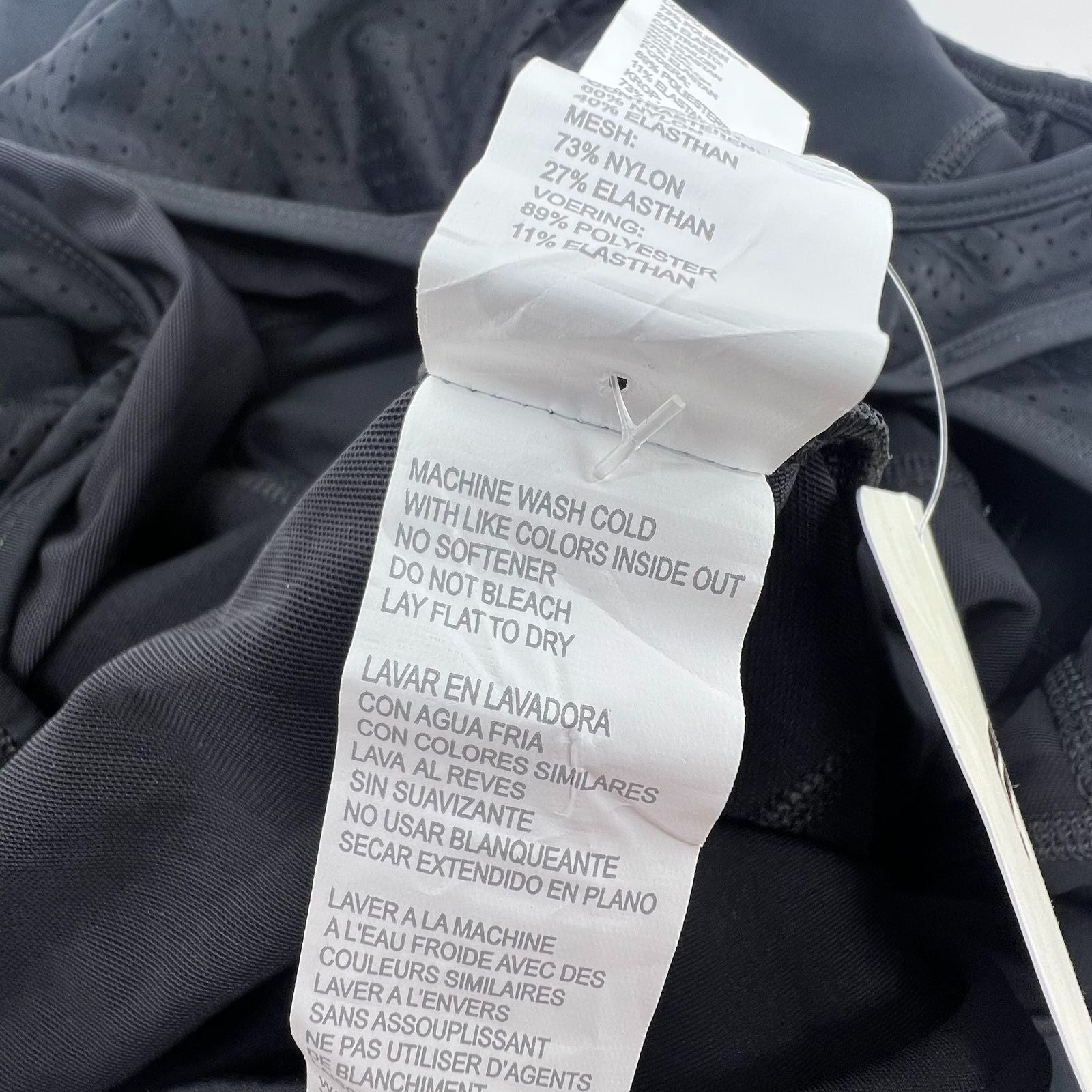 Fabletics Black NWT Motion365+ Open Back Athletic Onesie Romper Women's 4X