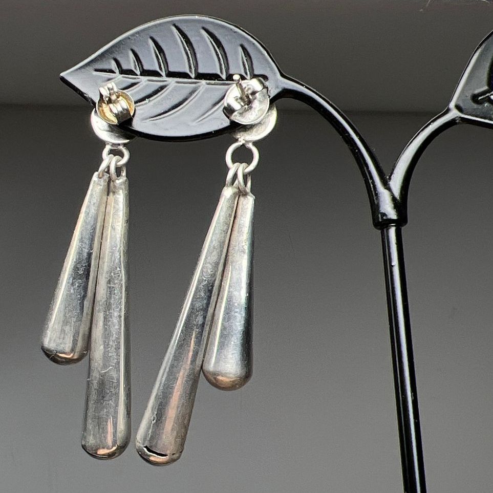 Sterling Silver Dangle Drop Earrings 10g