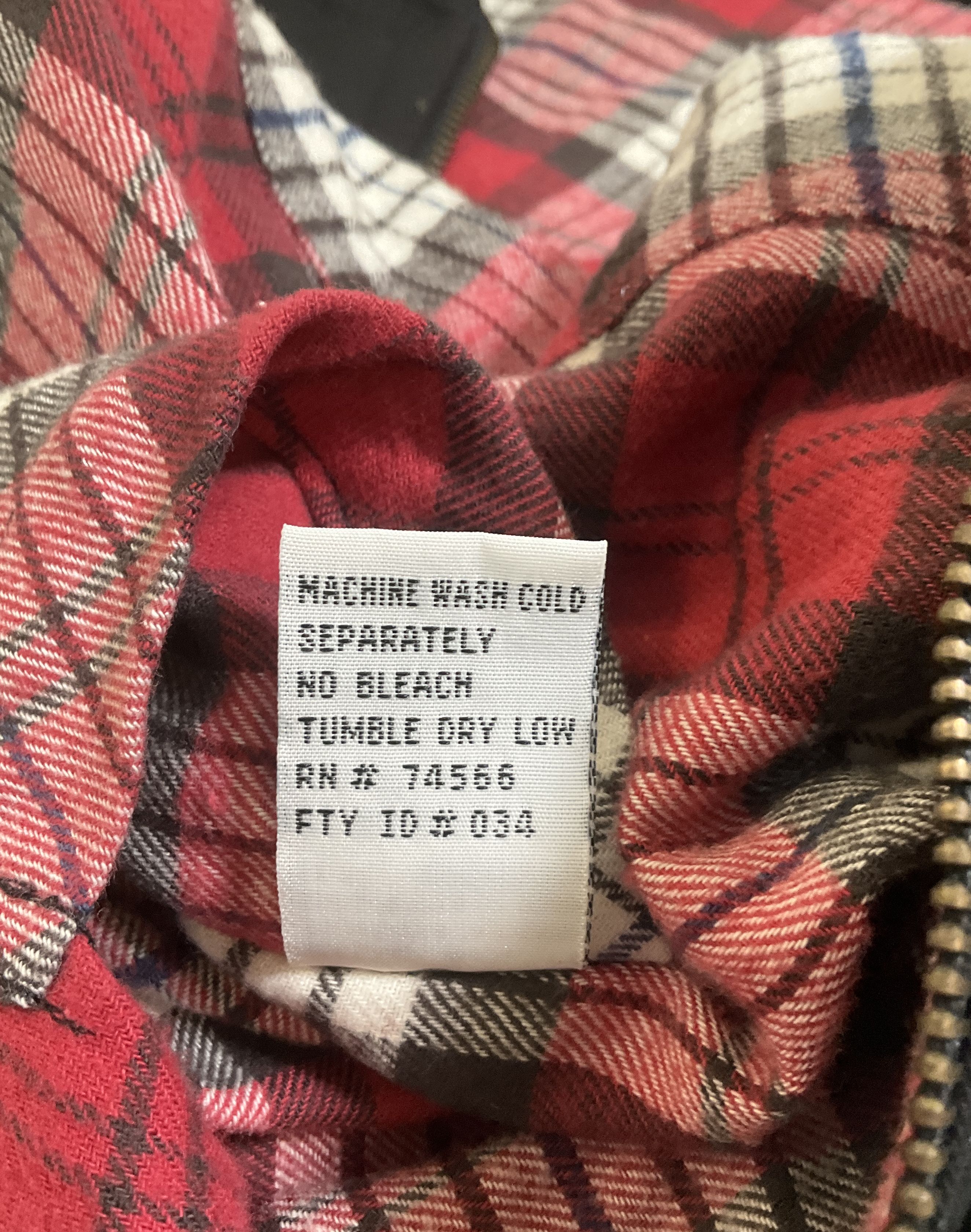 Vintage 90s Marlboro Country Store Reversible Plaid Flannel Quilted Vest Mens L