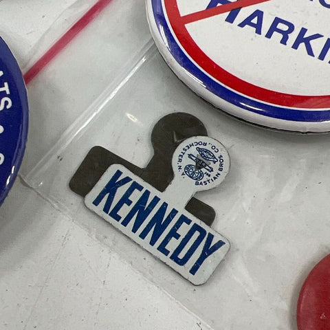 Vintage Political Pin Lot Reagan Bush Kennedy Nixon Dole 50+ Campaign Buttons