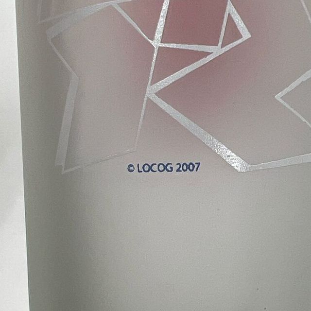Locog C2007 Frosted Set Of 4 Drinking Glasses London Olympics Memorabilia