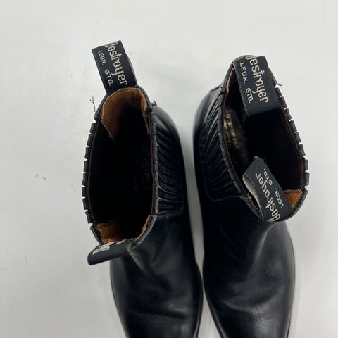 Destroyer Delujo Black Leather Goodyear Welt Chelsea Boots Size 9.5