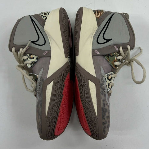 Nike Kyrie Infinity Grey Leopard Camo Sneaker Athletic Shoes Women's Size 8