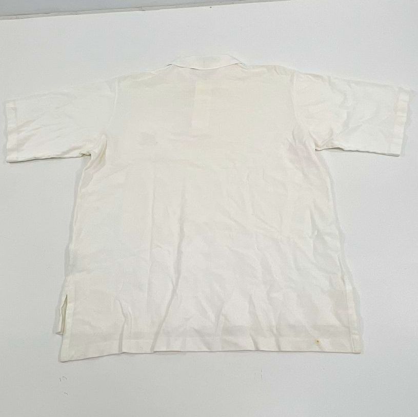 VTG Men's Polo Ralph Lauren Golf "White" Short Sleeve Polo Shirt - Size Large
