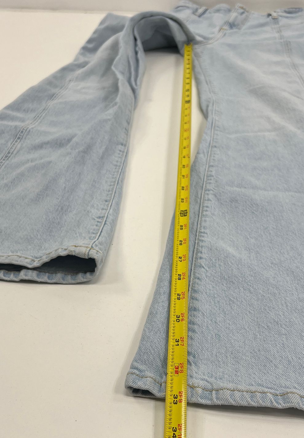 Women's Free People Light Wash Bellbottom Flare Denim Jeans - Size 29 *READ*