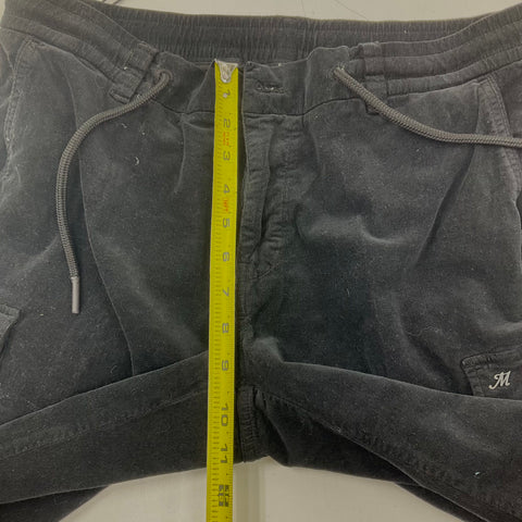 Mason's Forte Dei Marmi Black Corduroy Chile Cargo Pants Men's Size 52 NWT