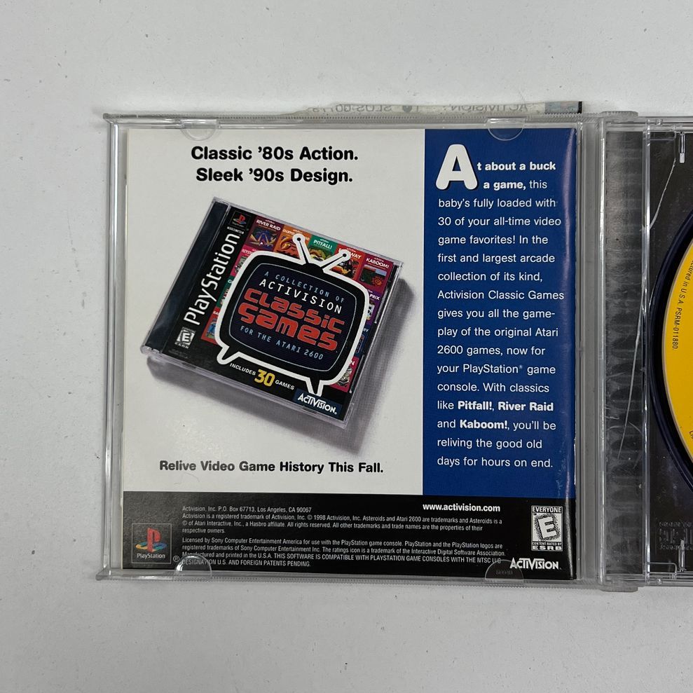 Sony Playstation PS1 Activision Asteroids Game in Case UNTESTED