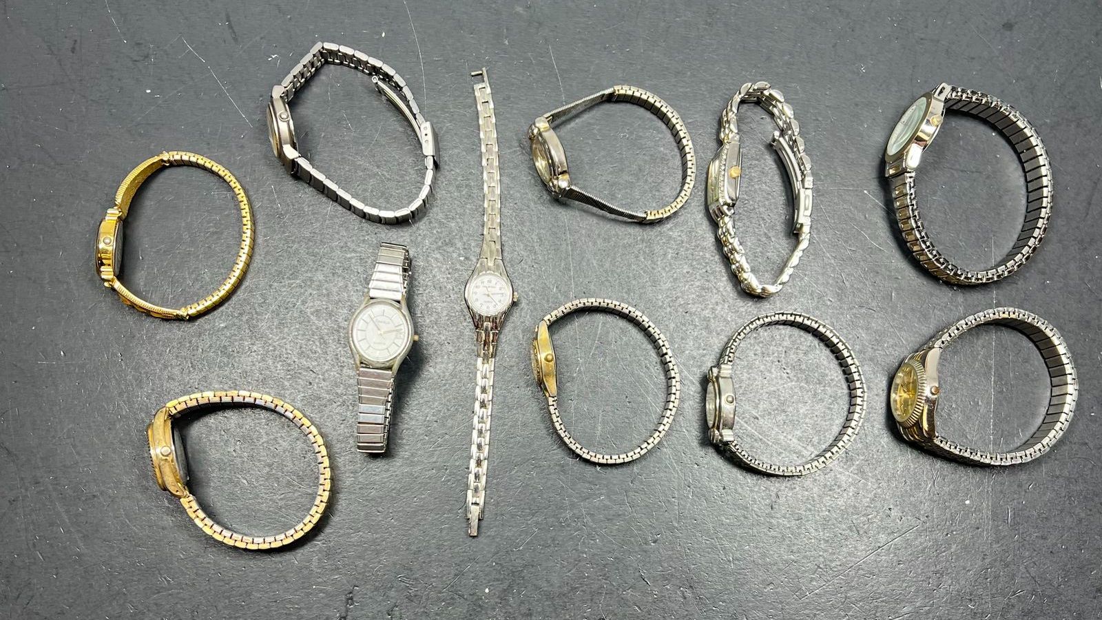 Assorted Style Band Lot Watches Milan Eternity Rumours Quartz Gold Silver Tone