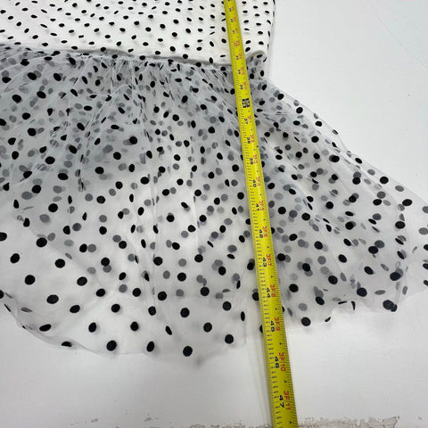 Simona Maghen NWT Muse White Black Polka Dot Mermaid Dress Women's 6