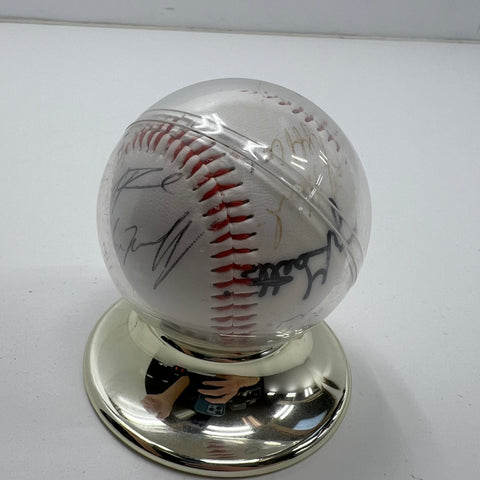1993 KC Royals Gary Gaetti Jeff Cox Multi-Signed Team Autograph Baseball