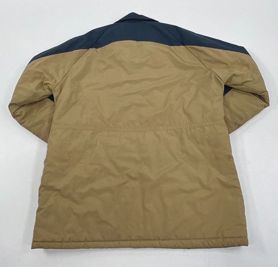 VTG Men's Pla-Jac Dunbrooke Tan Khaki Insulated Coat Union Pacific - Size 40-42