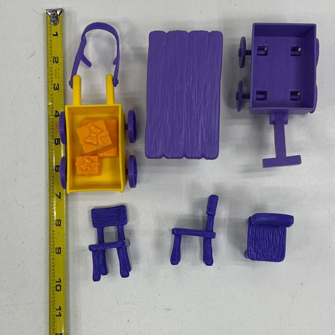 Vintage 90s Fisher Price Winnie The Pooh Picnic Playset Lot w/ Extra Figures