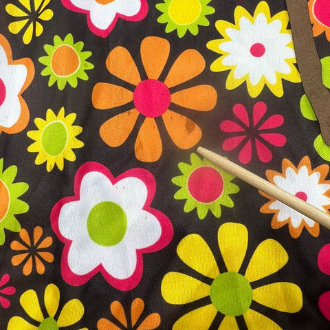 Leg Avenue Flower Power Hippy 60s 70s Costume Dress Bell Sleeve Plus Sz 3X/4X