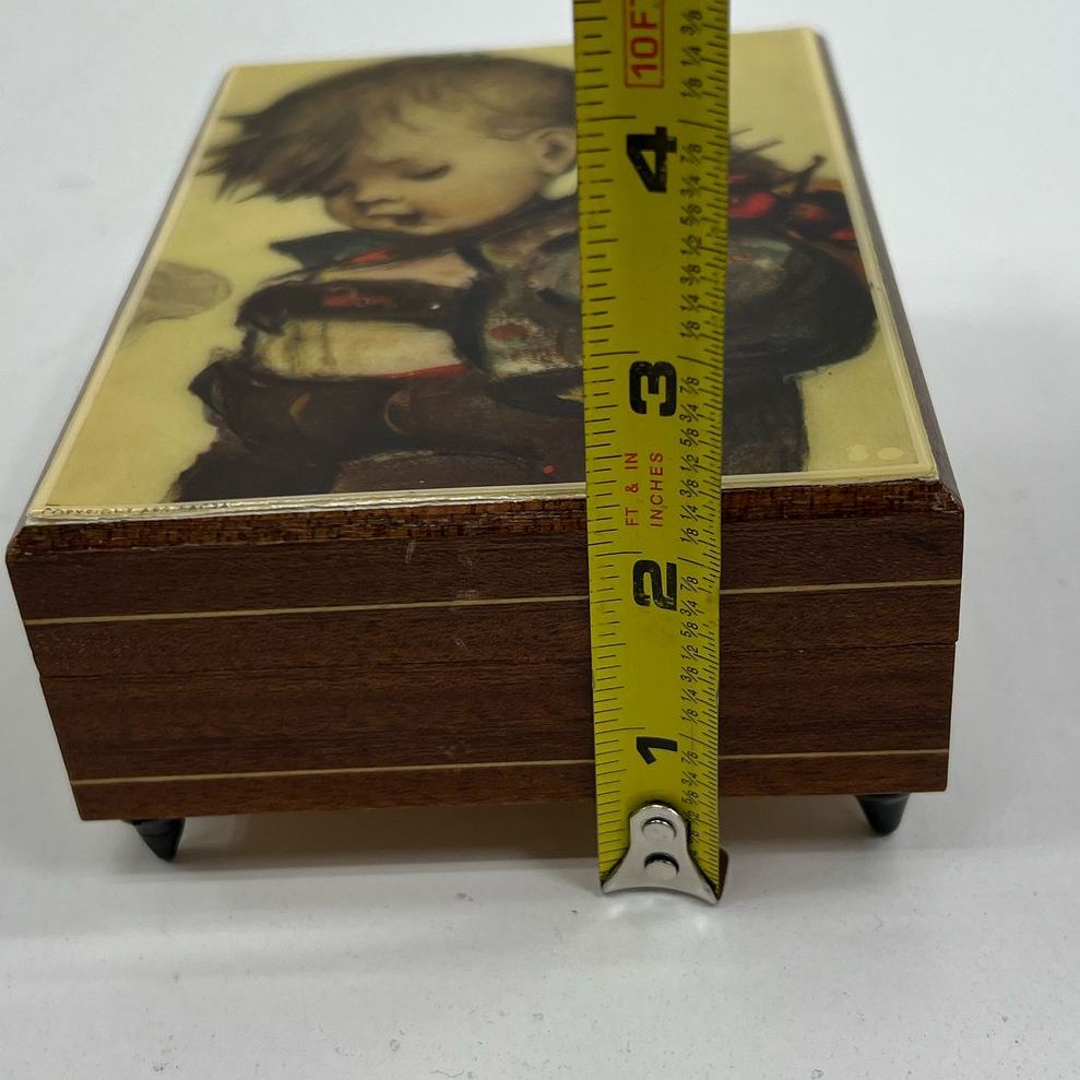 VTG Collectible Reuge Swiss Music Box Tiroler Holzhackerbuab'n Musical Movement