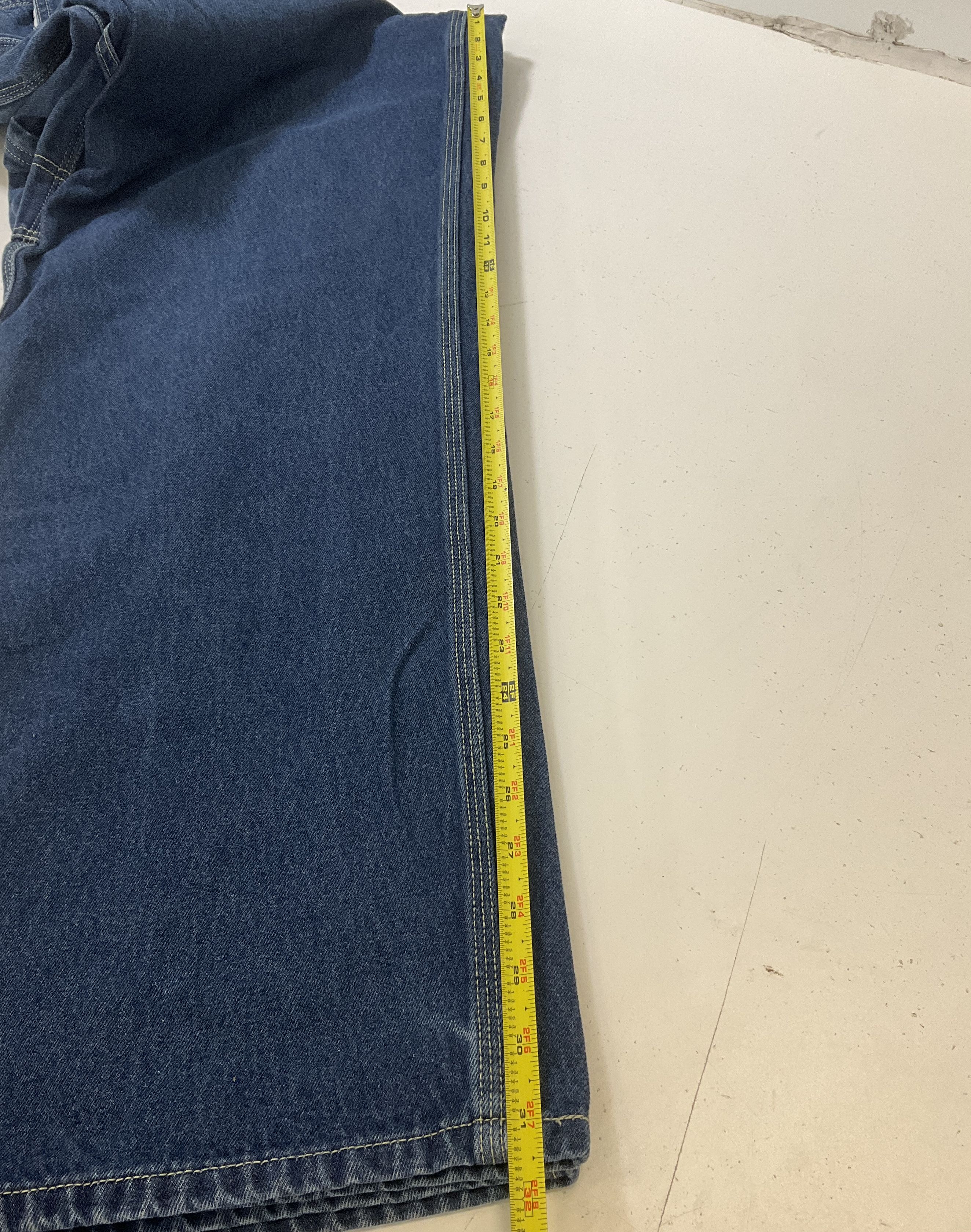 Levi's Men's Dark Wash Triple Stitch Carpenter Jeans Vintage Y2K 2001 33x34