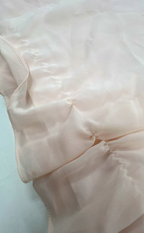NWT Azazie Rose Petal Pink Adriana Pleated Bridesmaid Dress Gown Womens A22