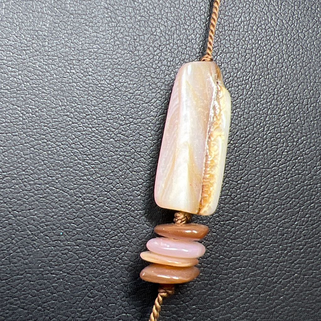 Silpada Quartz Stone, Abalone and Pearl Beaded Necklace