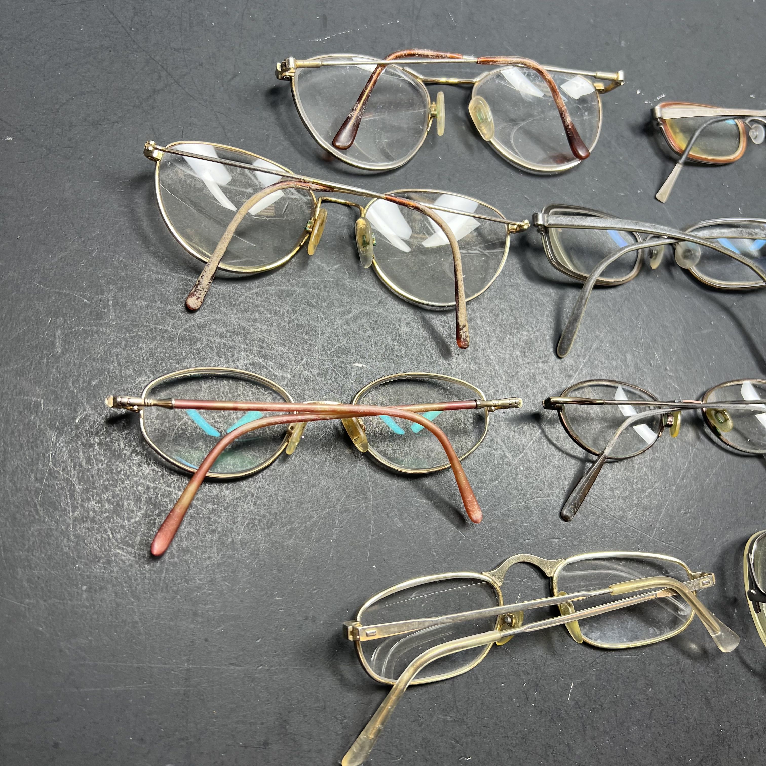 Lot Of Vintage Eyeglasses Wired Metal *New Lenses Needed