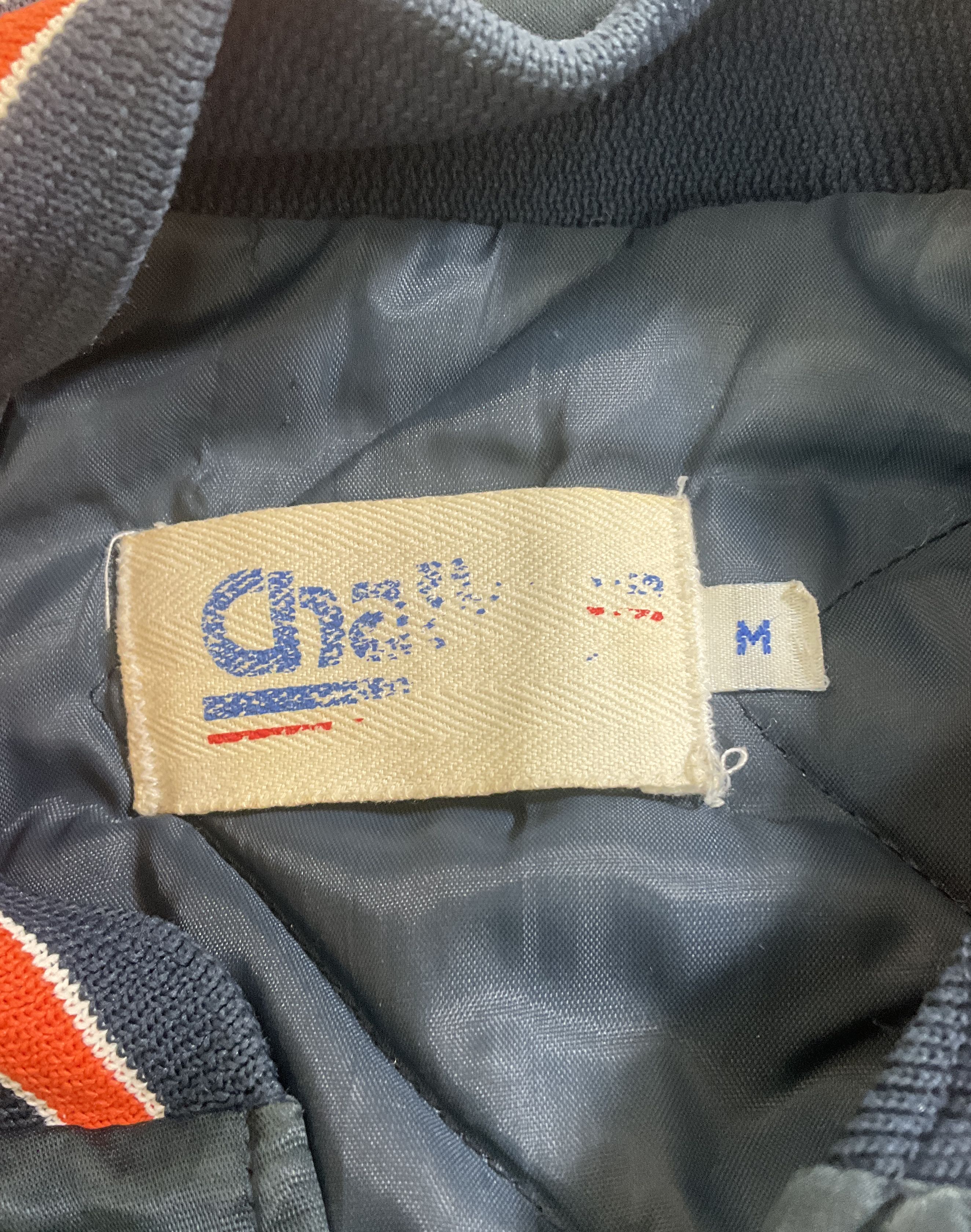 Vintage 80s Chalk Line Chicago Bears NFL Satin Bomber Jacket Made in USA M