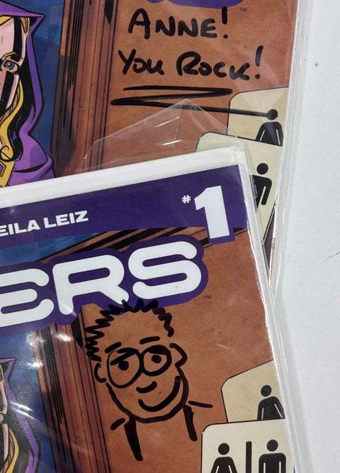 Alters #1 Ssalefish Exclusive Variant Lot (2) Aftershock Comics 2016 Autograph